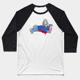 Poodle wearing pajama Baseball T-Shirt